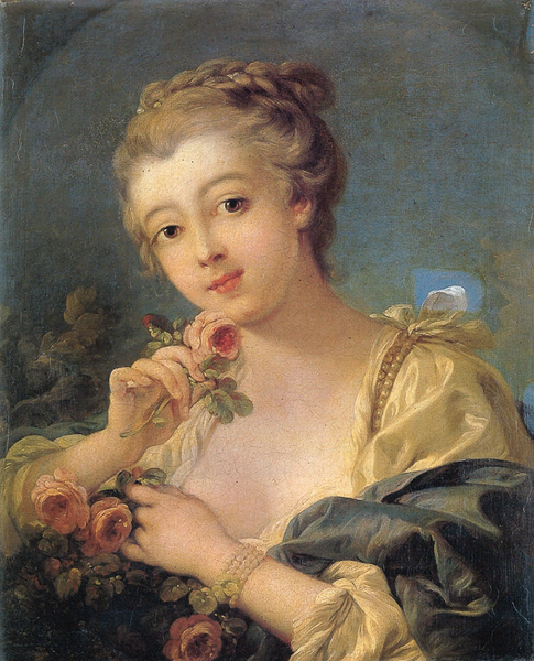 "Портрет дочери художника", 1760