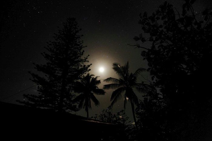 остров, океан, люди