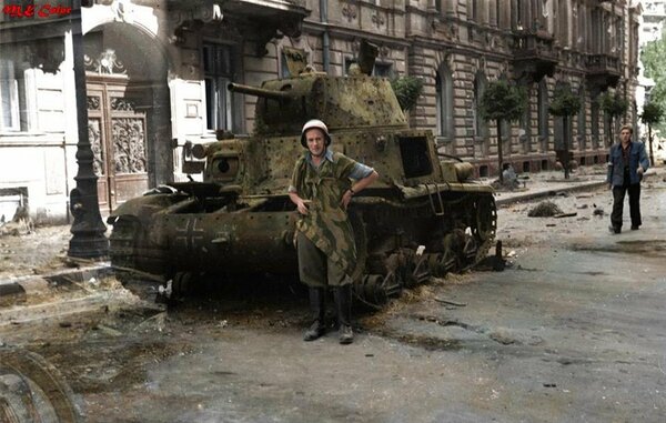 Уникальные цветные фотографии войны. Уникальные цветные фотографии войны.
