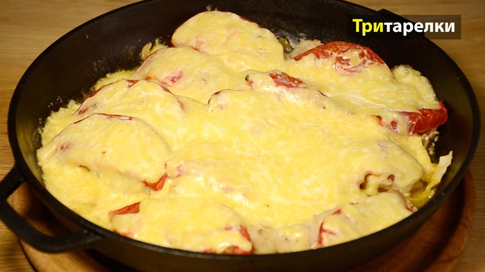 Рыба в духовке с овощами