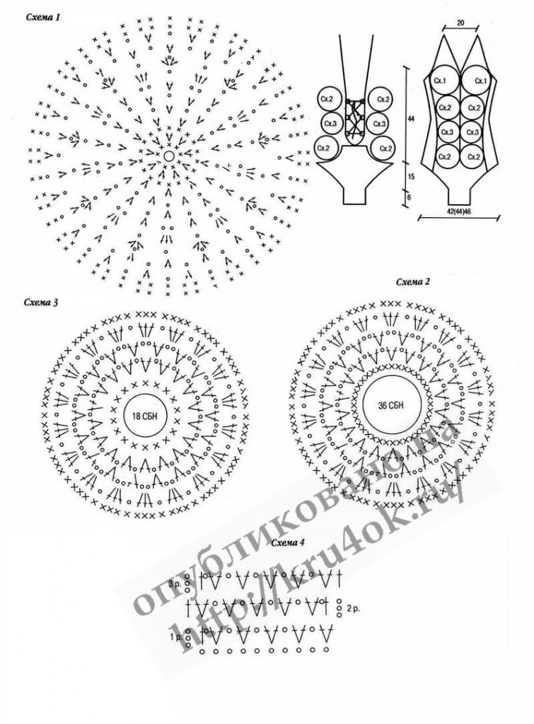 купальник крючком