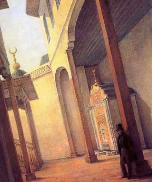 Братья Чернецовы, «Пушкин в Бахчисарайском дворце»,1837