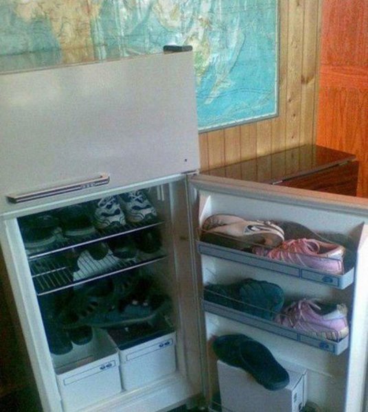 Необычное и практичное применение старого холодильника на даче