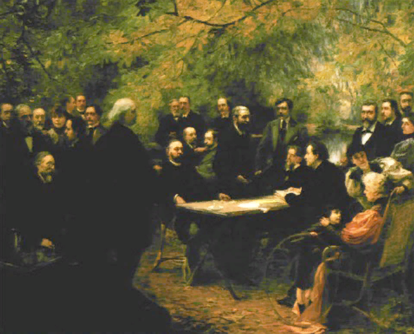 «Поэты на Парнасе», 1895