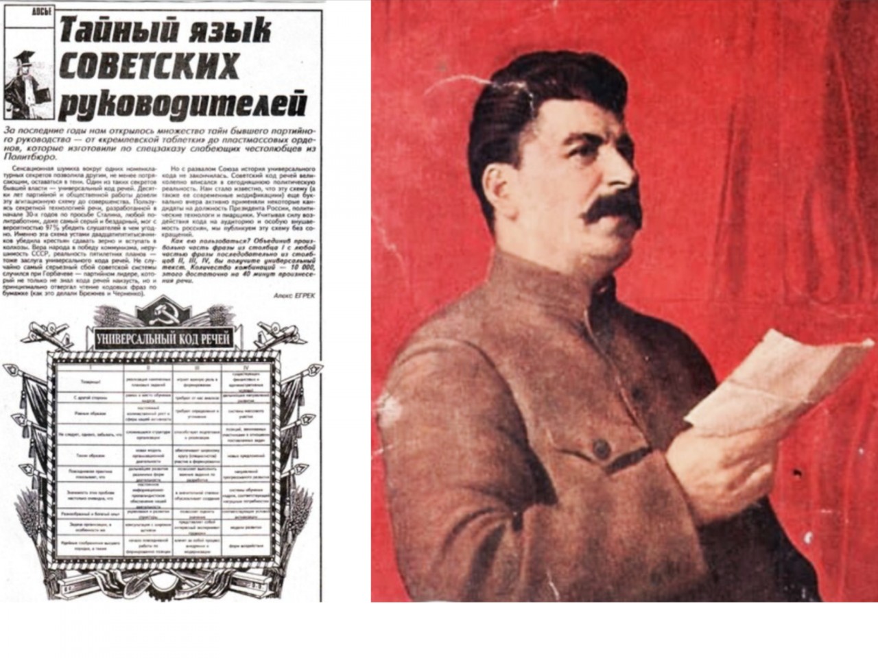 Коммунисты говорили по шпаргалке. Коммунисты говорили по шпаргалке.