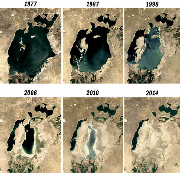 "Летопись" высыхания Аральского моря