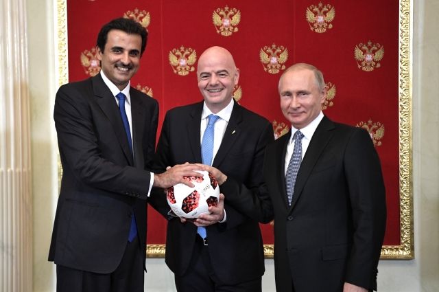 Россия передала Катару полномочия на проведение чемпионата мира по футболу
