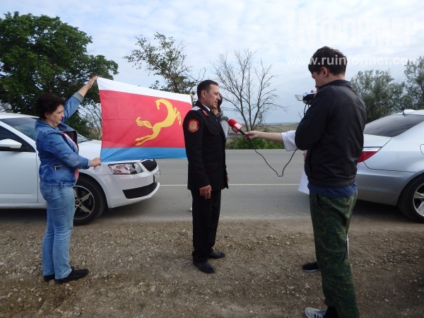 Эксклюзивные кадры запуска автомобильного движения на Крымском мосту