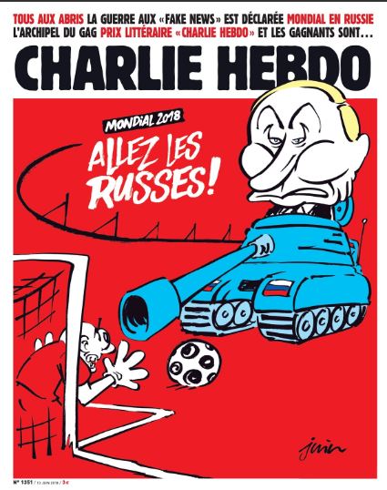 Charlie Hedbo оскорбил Россию, Путина и ЧМ-2018 (все карикатуры на Путина) Charlie Hedbo оскорбил Россию, Путина и ЧМ-2018 (все карикатуры на Путина)