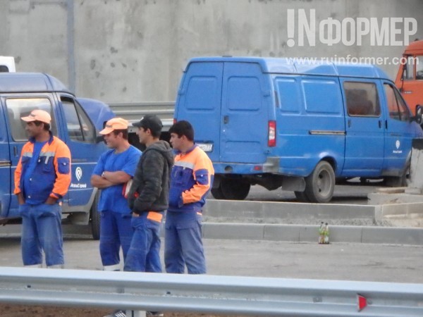 Эксклюзивные кадры запуска автомобильного движения на Крымском мосту