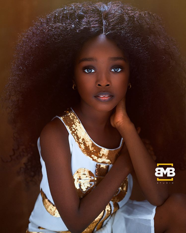 5-летнюю нигерийскую девочку признали самой красивой в мире