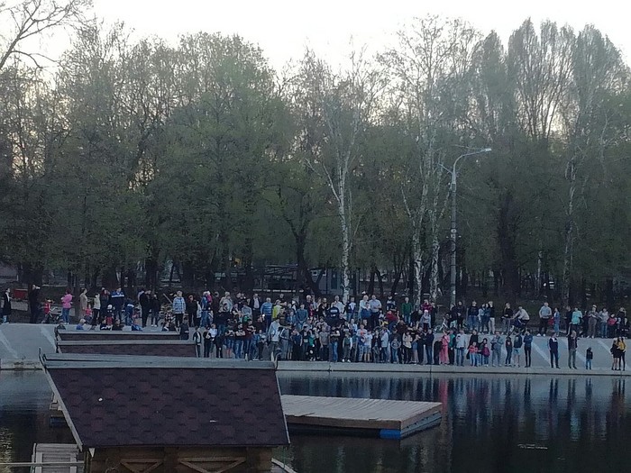 В Самаре в озере в парке Металлургов поймали огромного карпа! Новости, Самара, Рыбалка, Парк Металлургов, Рыбалка в черте города, длиннопост