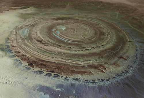 Структура Ришат — загадочное око Земли Структура Ришат — загадочное око Земли