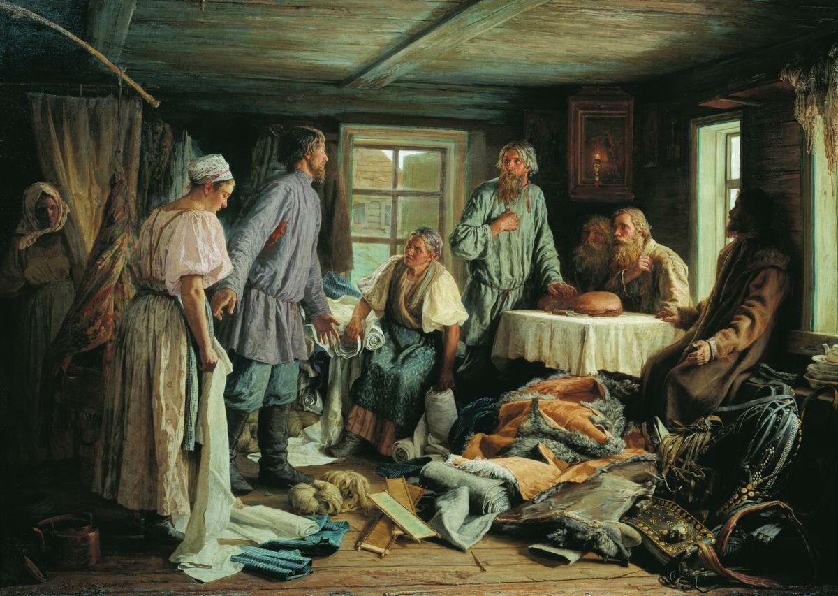 Василий Максимович Максимов «Семейный раздел» 1876 год