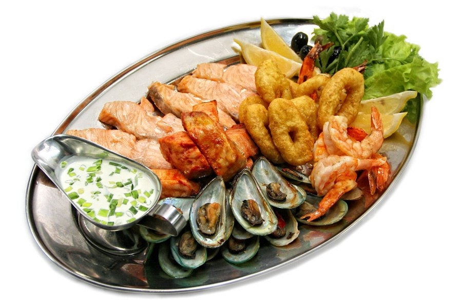 Блюда из морепродуктов ассорти рецепты