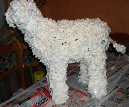 Скульптуры из монтажной пены мастер класс