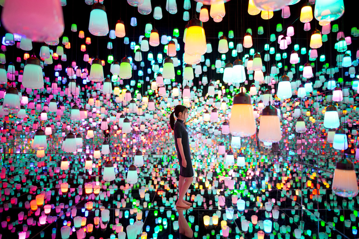 Музей цифрового искусства в Токио