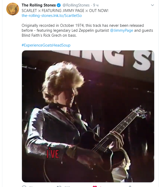 The Rolling Stones | Scarlet (Goats Head Soup 2020) | Lyric video