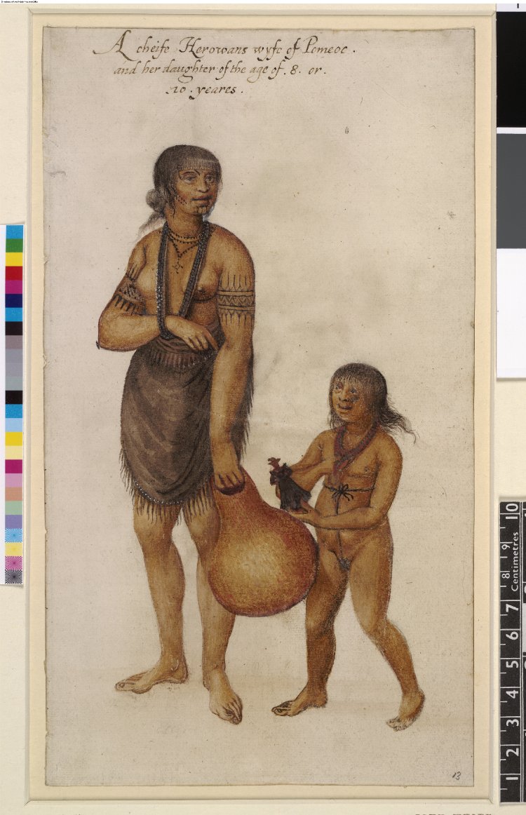 John White(15851593).Первые изображения коренных американцев