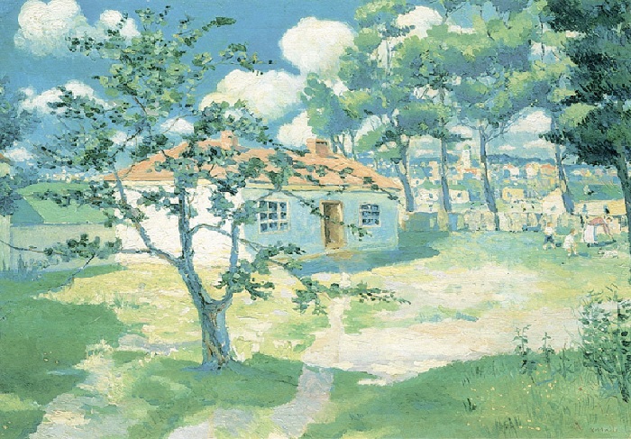 Цветущие яблони. Около 1930. Государственный Русский музей, С.-Петербург Цветущие яблони. Около 1930. Государственный Русский музей, С.-Петербург
