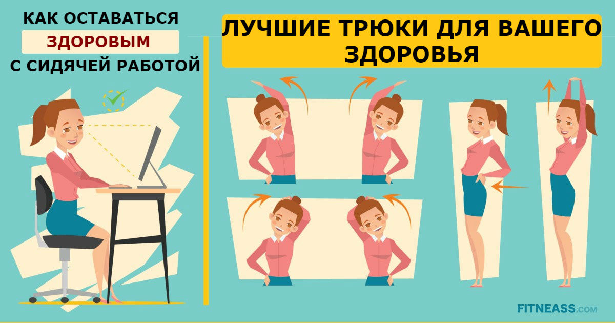 7 фактов, о которых вы обязаны знать, если у вас сидячая работа 7 фактов, о которых вы обязаны знать, если у вас сидячая работа