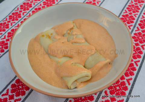 Recept blinchikov s mjasom Венгерские блинчики с мясом и под соусом по-хортобадьски10