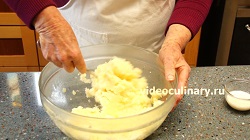 пошаговый фото-рецепт и видео рецепт Картофельные крокеты с орехами