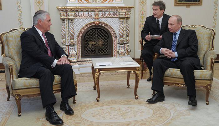 Путин и Тиллерсон Путин и Тиллерсон