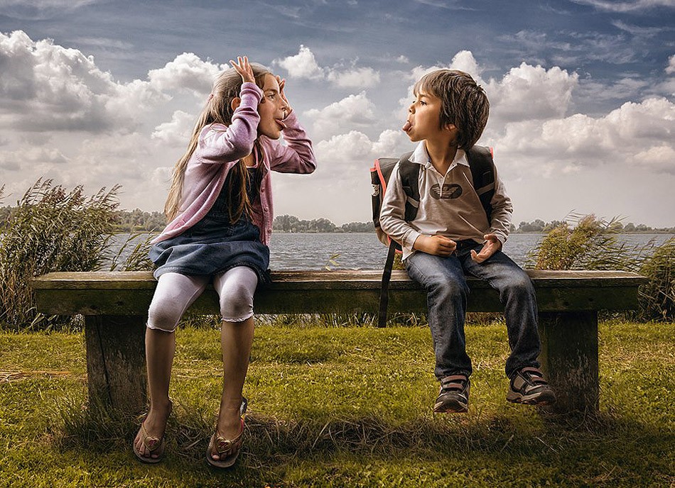 childhood07 Детство в кадре: папа фотографирует сына