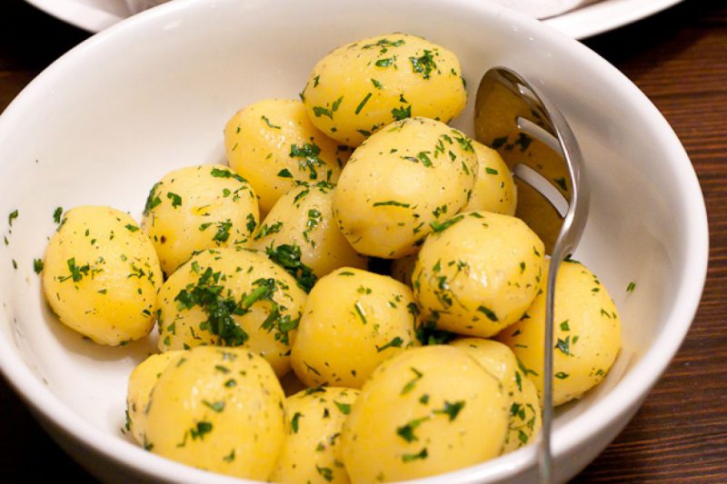 блюда из молодого картофеля