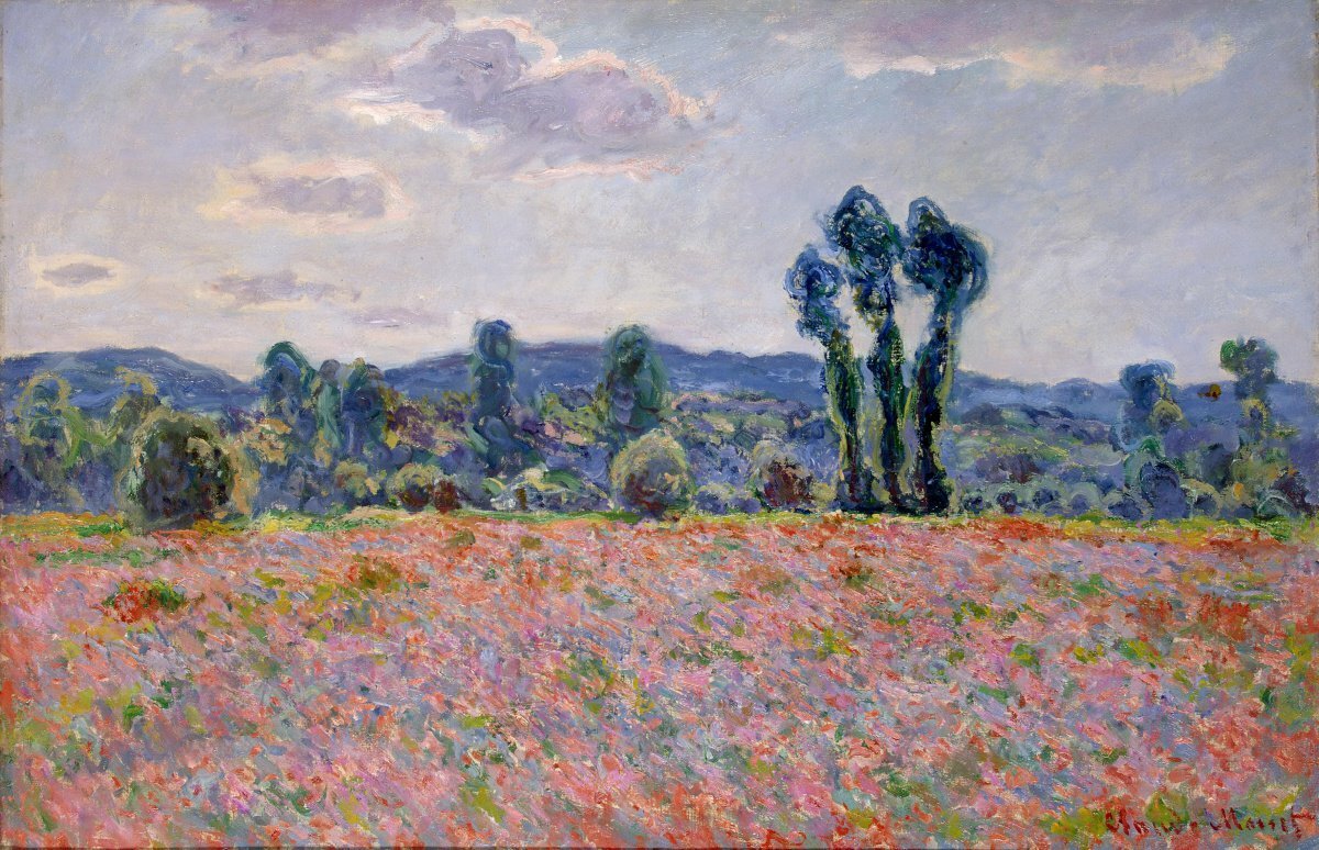Картина «Поле маков в Живерни» Источник: artchive.ru