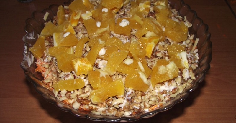 салат любовница