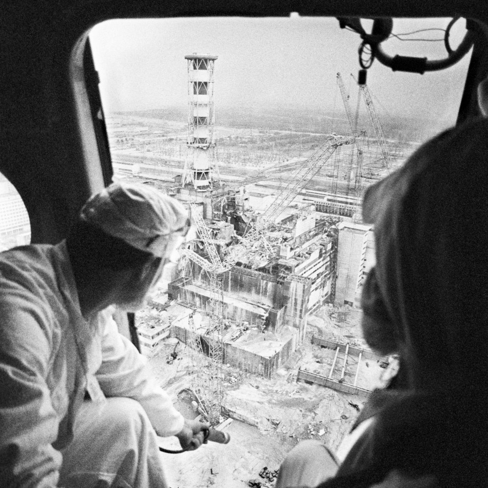 фото ликвидации аварии на чернобыльской аэс