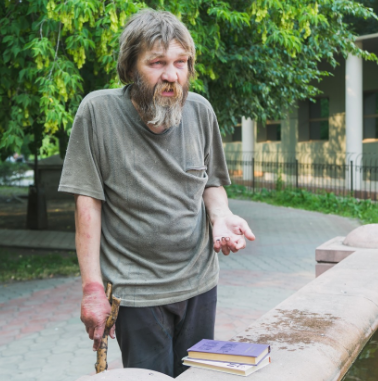 "Мама, там к тебе опять этот бомж пришел!" "Мама, там к тебе опять этот бомж пришел!"