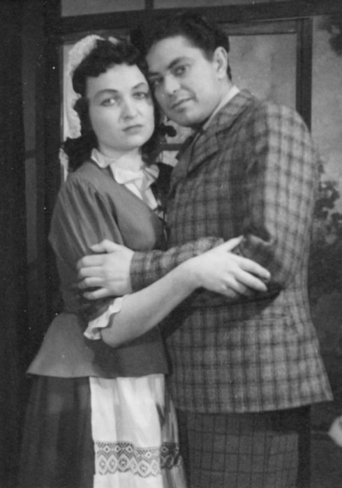 Донатас Банионис, спектакль "Наследник Рабурдена", 1953. / Фото: www.kino-teatr.net Донатас Банионис и его Она -- брак из жалости и 60 лет безусловного счастья