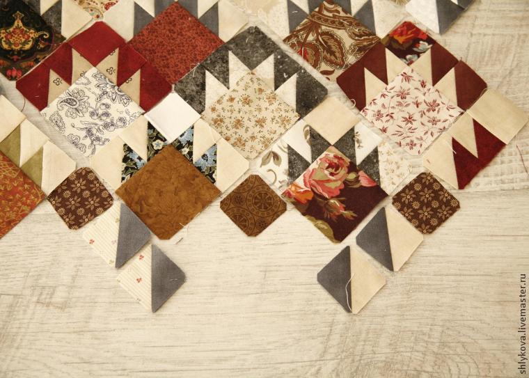 Создаем панно в технике пэчворк Создаем панно в технике пэчворк