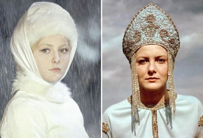 Евгения Филонова в роли Снегурочки | Фото: aif.ru и kp.ru Евгения Филонова в роли Снегурочки | Фото: aif.ru и kp.ru