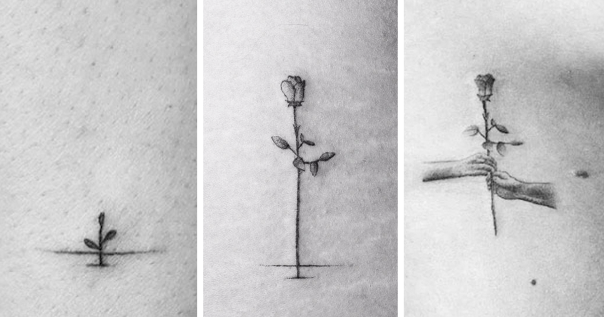 “A Life Of A Rose:” Hungarian Artist Creates “Motion Tattoo” On 70 People