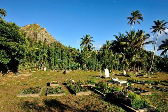 остров, океан, люди