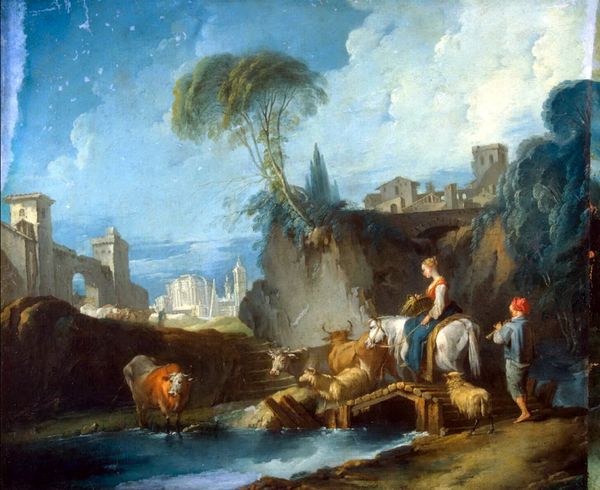 "Переправа через мост", 1730-е