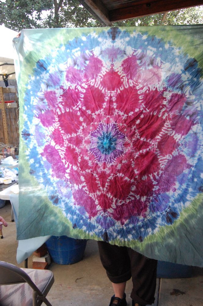 Shibori — метод крашения ткани Shibori — метод крашения ткани