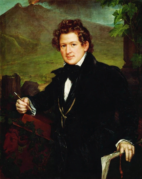 "Портрет Карла Павловича Брюллова", 1836, 100×79 см