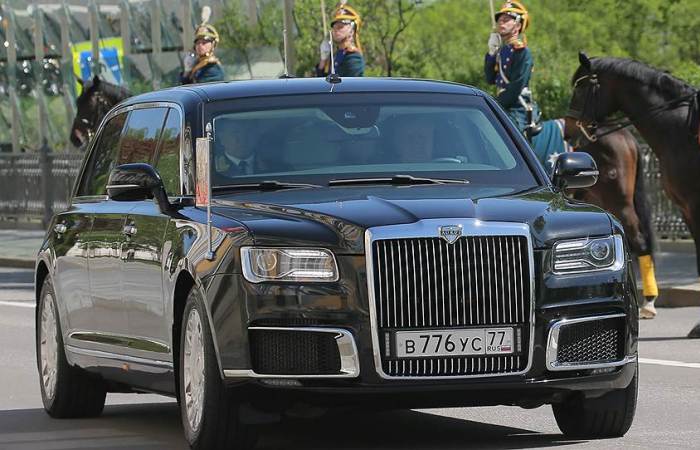 Aurus «Сенат» - лимузин для президента России. | Фото: kommersant.ru. Aurus «Сенат» - лимузин для президента России. | Фото: kommersant.ru.