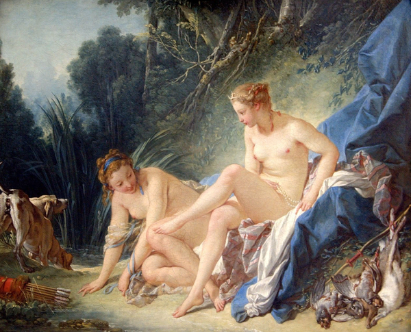 "Купание Дианы", 1742