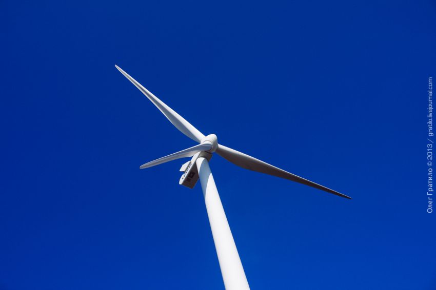 Украина, Экскурсия, фоторепортаж, ветроэлектростанция