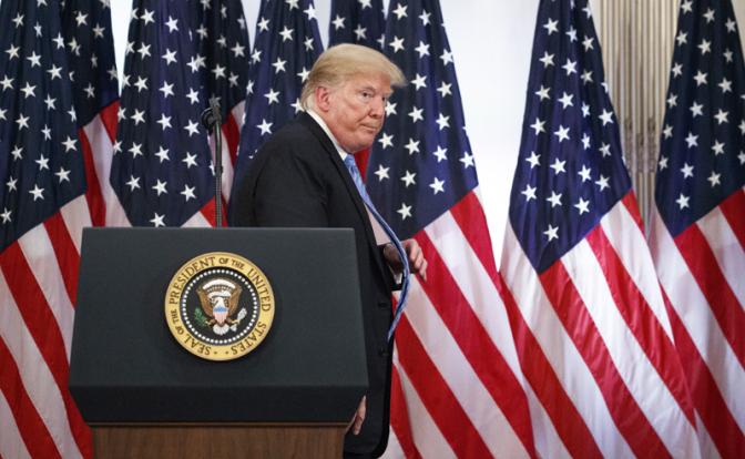 На фото: президент США Дональд Трамп