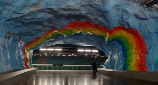 Метро Стокгольма (19 фото)