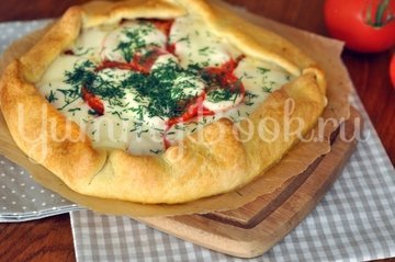 Галета с помидорами и моцареллой - шаг 9