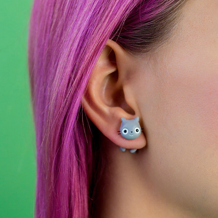 Totoro Cat Earring