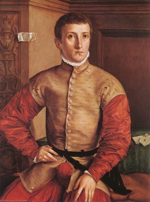 Георг Пенц, «Портрет сидящего юноши», 1544 Георг Пенц, «Портрет сидящего юноши», 1544